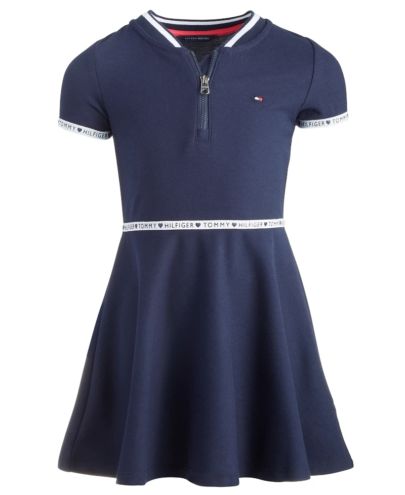 Tommy Hilfiger Big Girls Quarter Zip Dress
