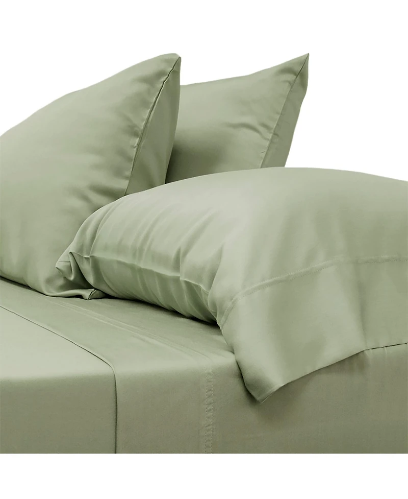 Cariloha Classic 2-Piece Twill Pillowcase Set | White Standard Viscose Material Allergy Resistant, Thermal-Regulating & Extra soft