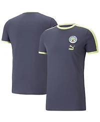 Men's Puma Navy Manchester City ftblHeritage T-shirt