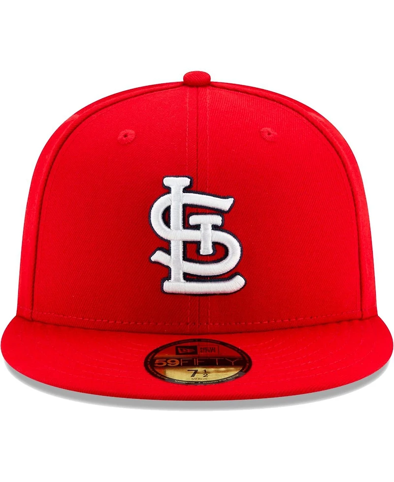 Men's New Era Red St. Louis Cardinals On-Field 2023 World Tour London Series 59FIFTY Fitted Hat