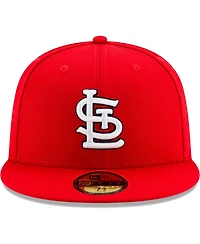 Men's New Era Red St. Louis Cardinals On-Field 2023 World Tour London Series 59FIFTY Fitted Hat