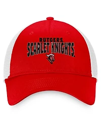Men's Top of the World Scarlet, White Rutgers Scarlet Knights Breakout Trucker Snapback Hat