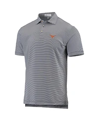 Men's Peter Millar Navy Texas Longhorns Jubilee Stripe Polo Shirt