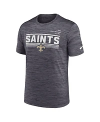 Men's Nike Anthracite New Orleans Saints Yardline Velocity Performance T-shirt