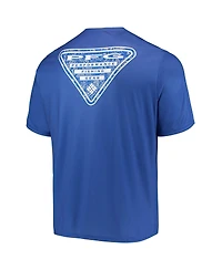 Men's Columbia Royal Kentucky Wildcats Terminal Tackle Omni-Shade T-shirt