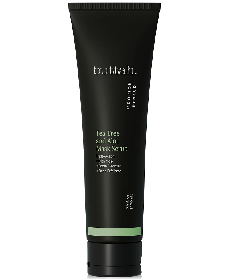 Buttah Skin Tea Tree & Aloe Mask Scrub, 3.4-oz.