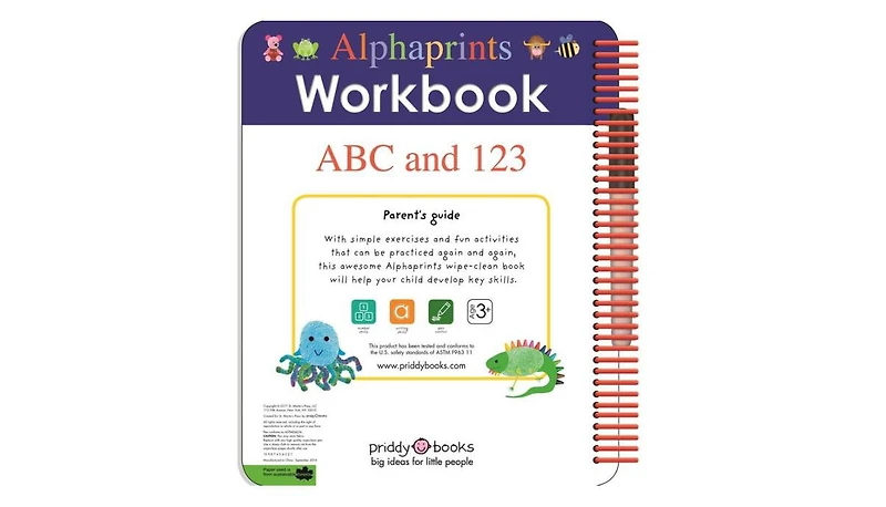Alphaprints- Wipe Clean Workbook Abc by Roger Priddy