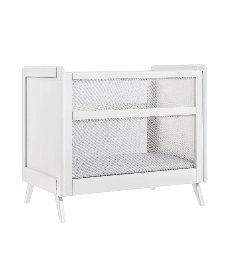 Halo Dream Inc. Breathable Mesh 2-in-1 Mini Crib - Greenguard Gold Certified