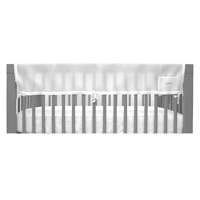 BreathableBaby Breathable Mesh Crib RailGuard Teething Cover, 51" Long Panel