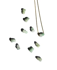 Mini bottle — Jade pendant necklace