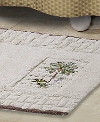 Avanti Colony Palm Tree Plush Cotton Bath Rug, 20" x 30"