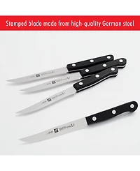 Zwilling Twin Gourmet Steak Knives, Triple Riveted Set of 4