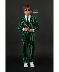 Suitmeister Big Boys Oversized Pinstripe Button Closure Suit Set