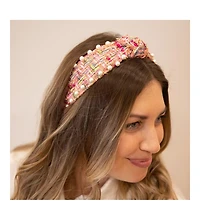 Women's It Girl Pearl Headband - Pink
