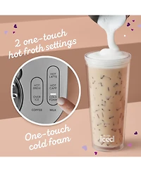 Mr. Coffee 4-in-1 Single-Serve Latte Lux, Iced Hot Coffee Maker with Milk Frother