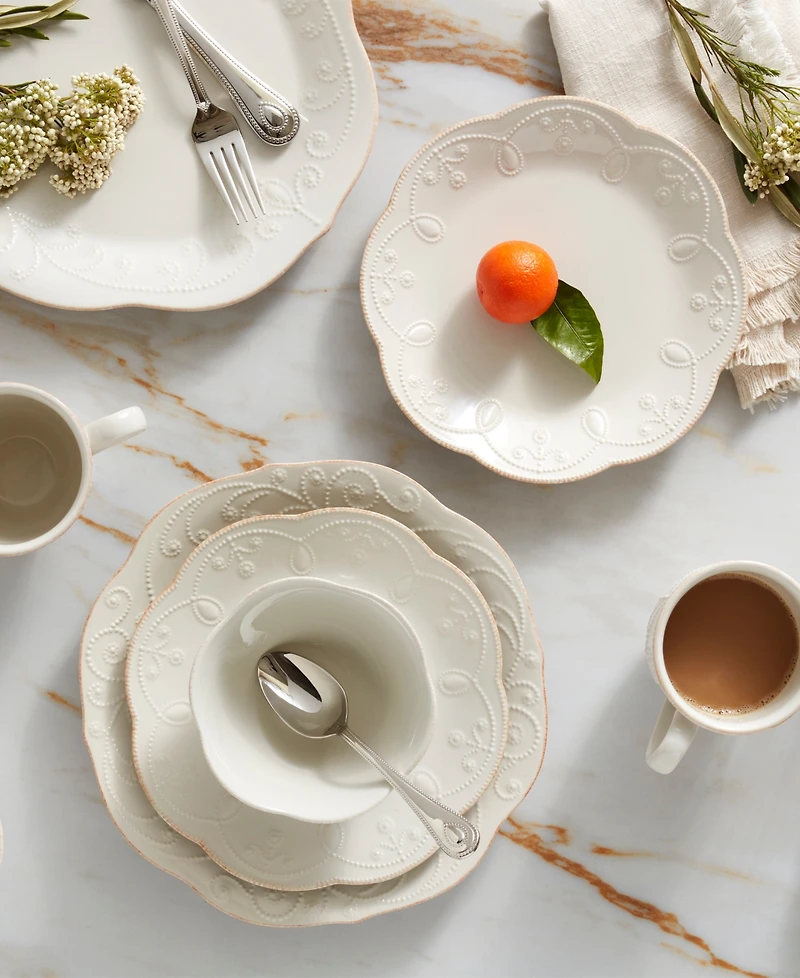 Lenox French Perle Dinner Plates, Set of 4