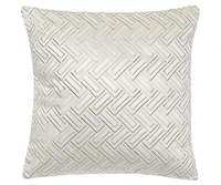 Safavieh Metallic 20" x 20" Pillow