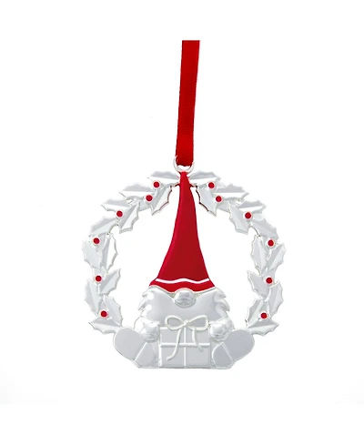 Nambe Gnome Wreath Ornament