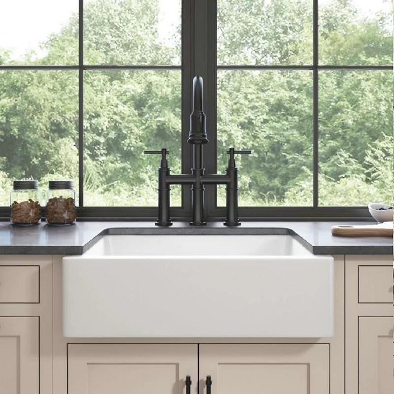 Streamdale 24 L X 19 W Farmhouse/Apron Front Kitchen Sink