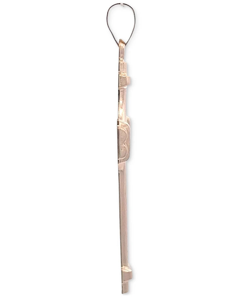 Double Row Polished Cross Pendant in 14k Gold, Created for Macy's