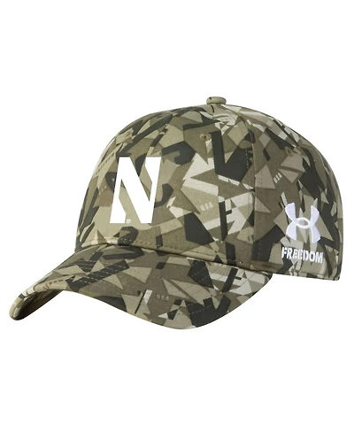 Men's Under Armour Camo Northwestern Wildcats Freedom Collection Adjustable Hat