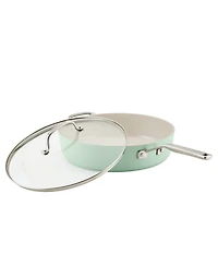 KitchenAid Hard Anodized Ceramic Nonstick 5 Quart Saute Pan with Lid