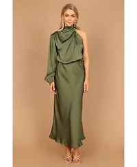 Petal and Pup Women's Amelie One Shoulder Maxi Dress