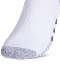 adidas Men's 3-pk. Cushioned Quarter Logo Socks