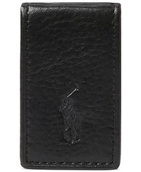 Polo Ralph Lauren Men's Pebbled Leather Money Clip