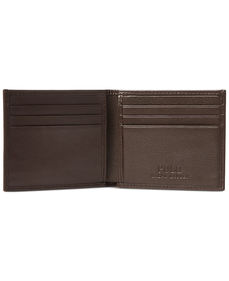 Polo Ralph Lauren Men's Pebbled Leather Billfold