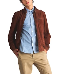 Members Only Men's Soft Suede Leather Iconic Jacket