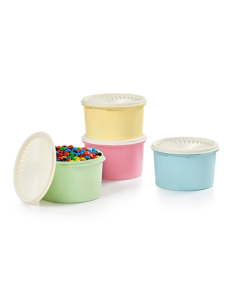 Tupperware Heritage 3.8 Cup Canister Set of 4