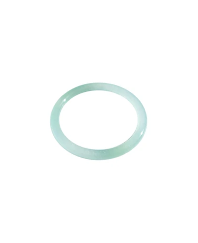 Pond — Cyan skinny round jade stone bangle