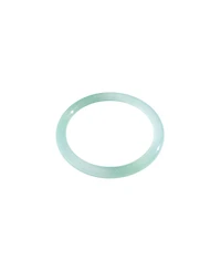 Pond — Cyan skinny round jade stone bangle