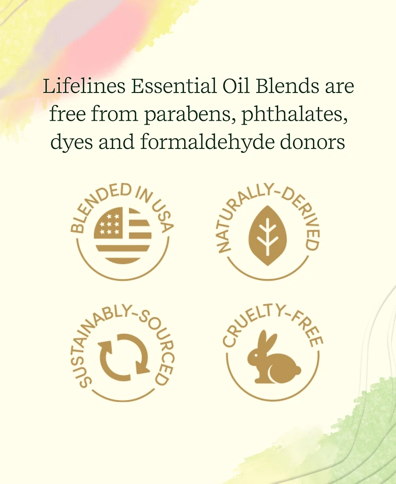 Lifelines Essential Oil Blends- Citrus Grove, 4 Pack