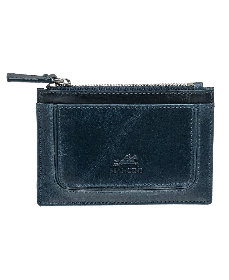 Mancini South Beach Rfid Secure Card Case and Coin Pocket
