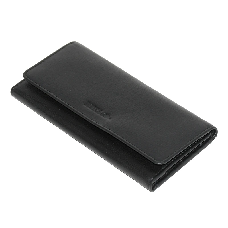 Ladies Slim Leather Clutch Wallet