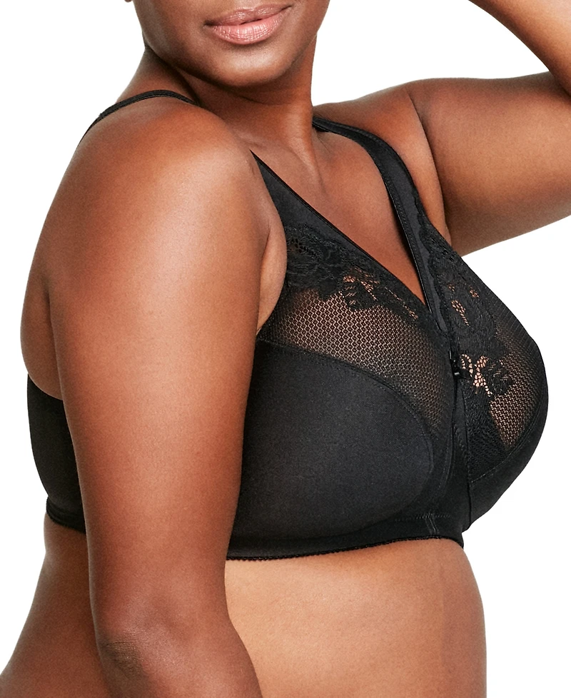 Women's Full Figure Plus MagicLift Wirefree Minimizer Support Bra 1003