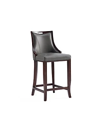 Manhattan Comfort Emperor Leatherette Upholstered Barstool