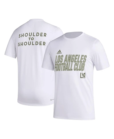 Men's adidas White Lafc Team Jersey Hook Aeroready T-shirt