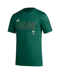 Men's adidas Green Portland Timbers Team Jersey Hook Aeroready T-shirt