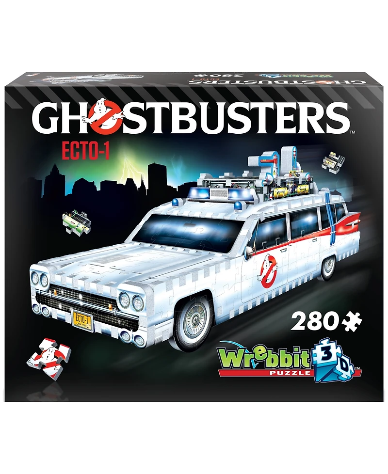 Wrebbit Ghostbusters Ecto-1 3D Puzzle, 280 Pieces