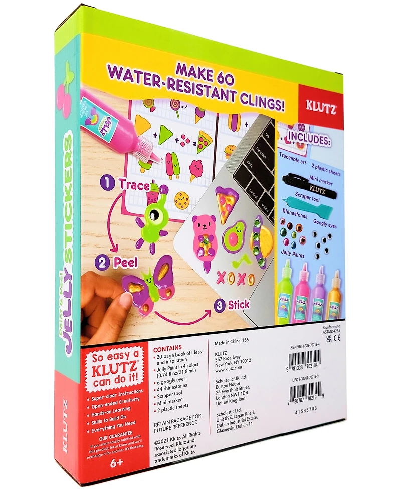 Klutz Paint Peel Jelly Stickers