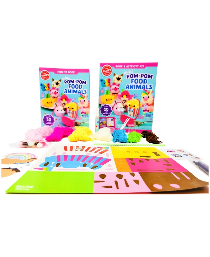 Klutz Mini Pom-Pom Food Animals Set