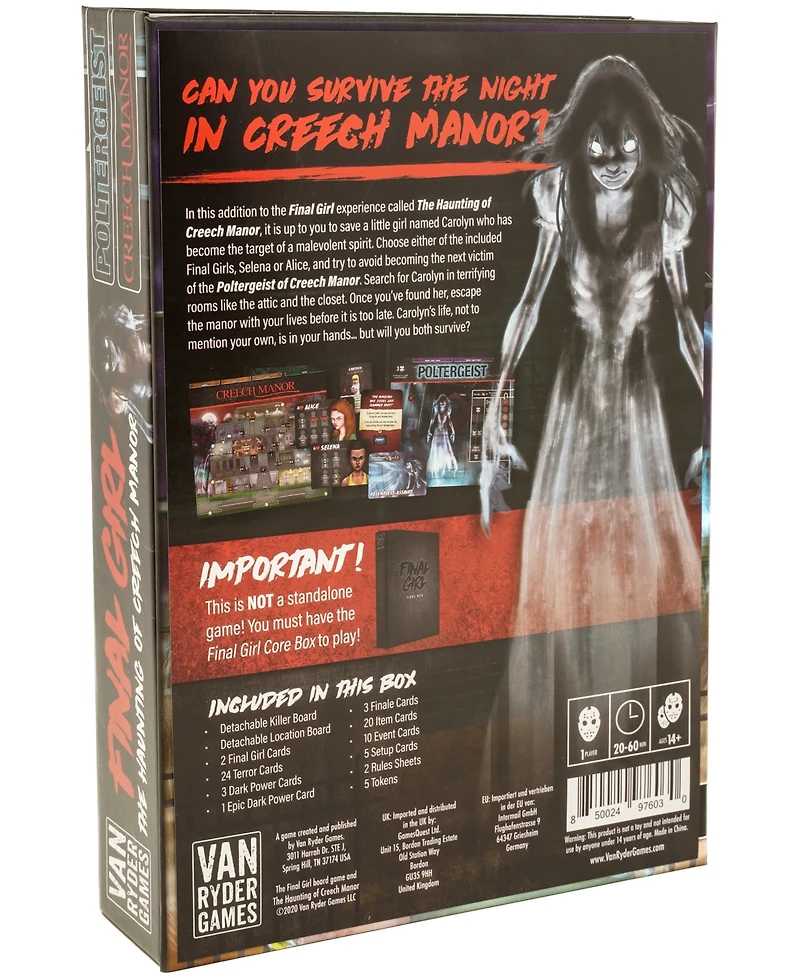 Van Ryder Games Final Girl Feature Film Box the Haunting of Creech Manor