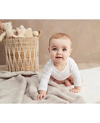 Carter's Baby Boys or Girls Solid Long Sleeved Bodysuits, Pack of 4