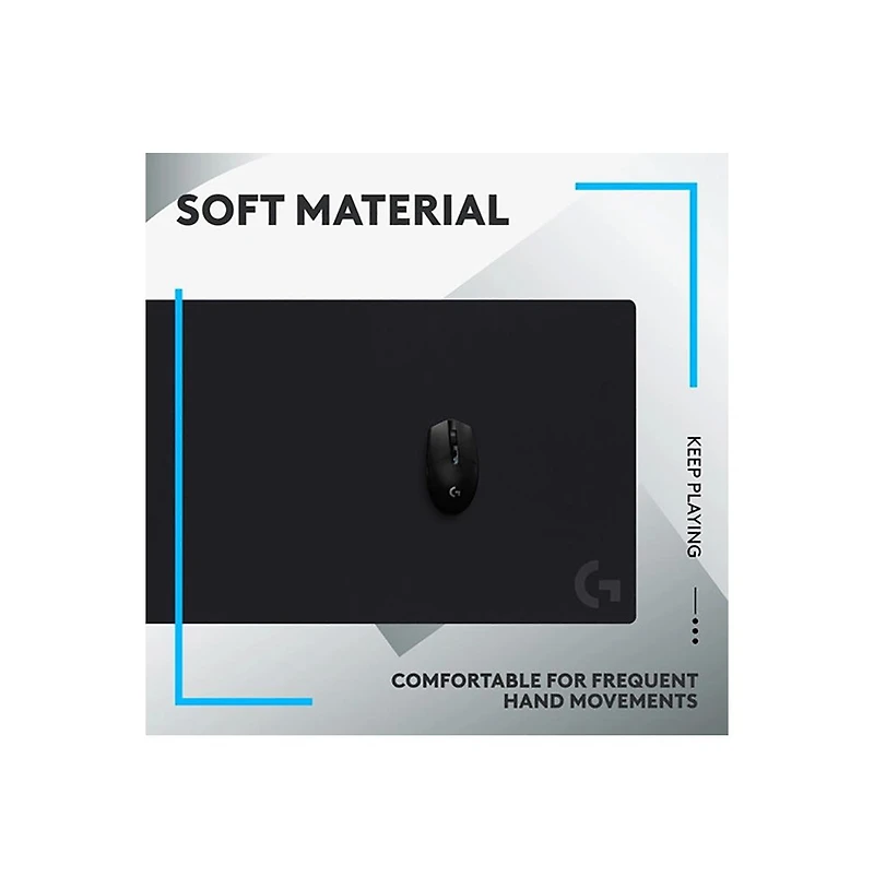 Logitech G840 Xl Gaming Mouse Pad - Black