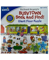Briarpatch Richard Scarry's Busytown Seek and Find Giant Floor Puzzle, 28 Pieces