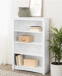 Prepac 31.5" 4-Shelf Composite Wood Home Office Standard Bookcase