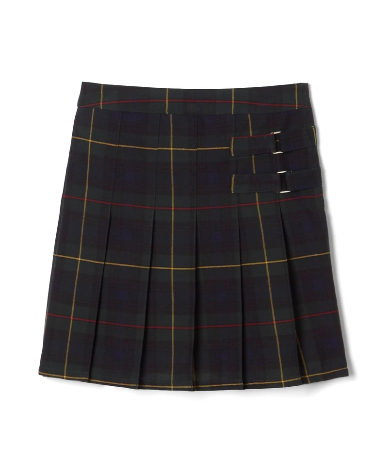 French Toast Little Girls Adjustable Waist Plaid Two-Tab Scooter Skirt